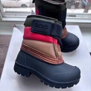 Carters Baby / Toddler Snow-Cold Weather Boots Size 4 Colorblock Mid Top